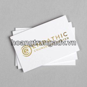 Danh thiếp ép kim