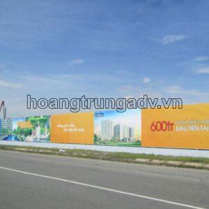 Làm biển bạt pano hàng rào dự án giá rẻ tại hà nội