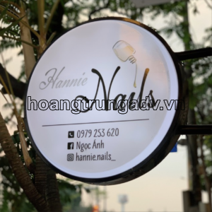 Làm biển hộp đèn hút nổi giá rẻ