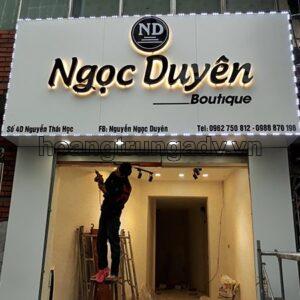 Làm biển ốp alu chữ nổi uy tín giá rẻ tại hà nội