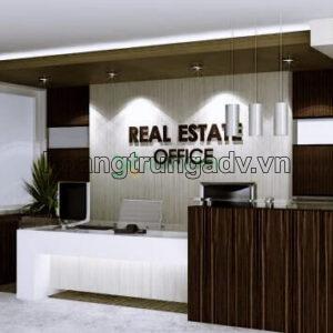 Chữ nổi gắn quầy lễ tân