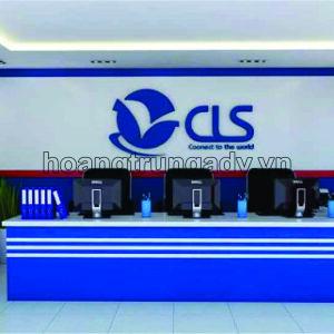 Những mẫu chữ nổi gắn ở backdrop quầy lễ tân