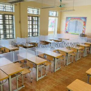 Thi công làm tấm chắn mica phòng chống dịch covid-19 giá rẻ tại hà nội